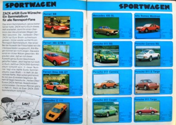 Zack Magazine "Heisse Oefen" Motorracing-Scrapbook 1973 (1992)